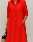 Women's Minimal Shirt Dress