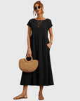 Women's Romantic Essential Midi Dress