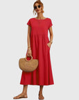 Women's Romantic Essential Midi Dress