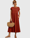 Women's Romantic Essential Midi Dress