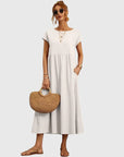 Women's Romantic Essential Midi Dress