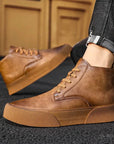 Men’s Lace-Up Clean Sneakers