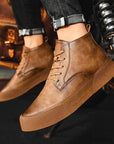 Men’s Lace-Up Clean Sneakers