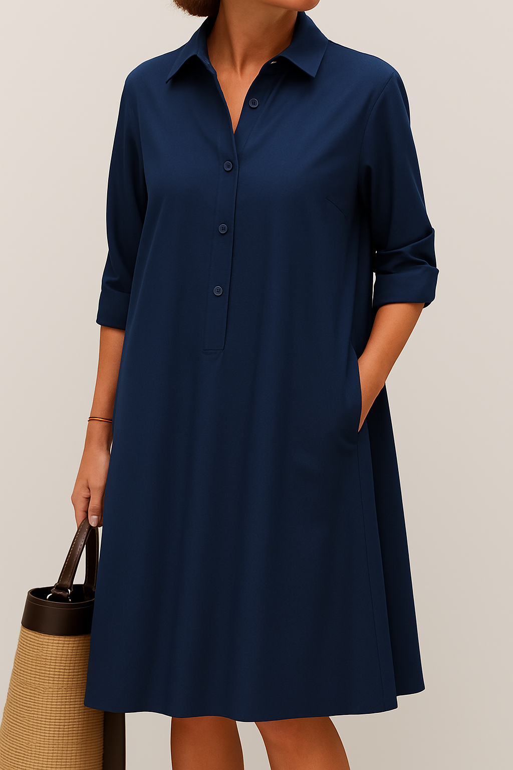 womens shirt dress Women's Minimal Shirt Dress – David & Nancy's