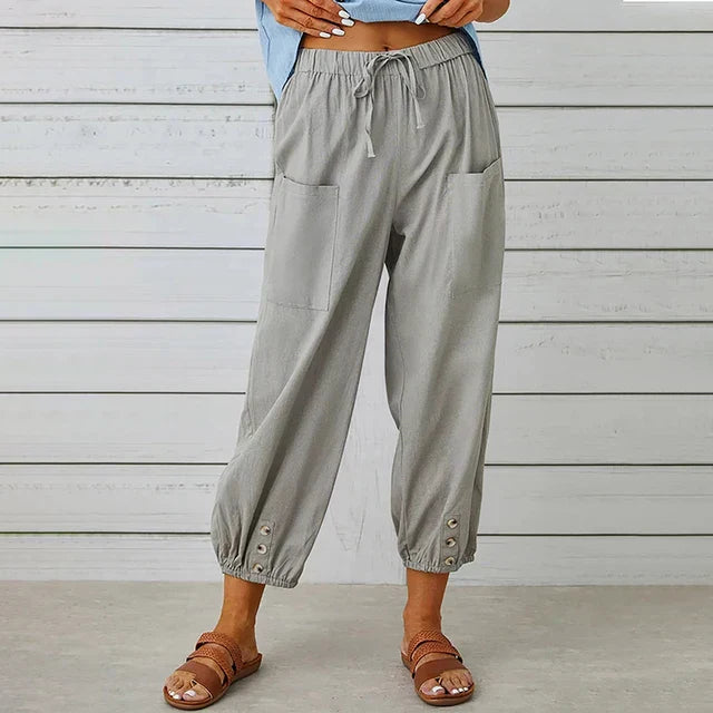 Women's Polished High Waist Trousers