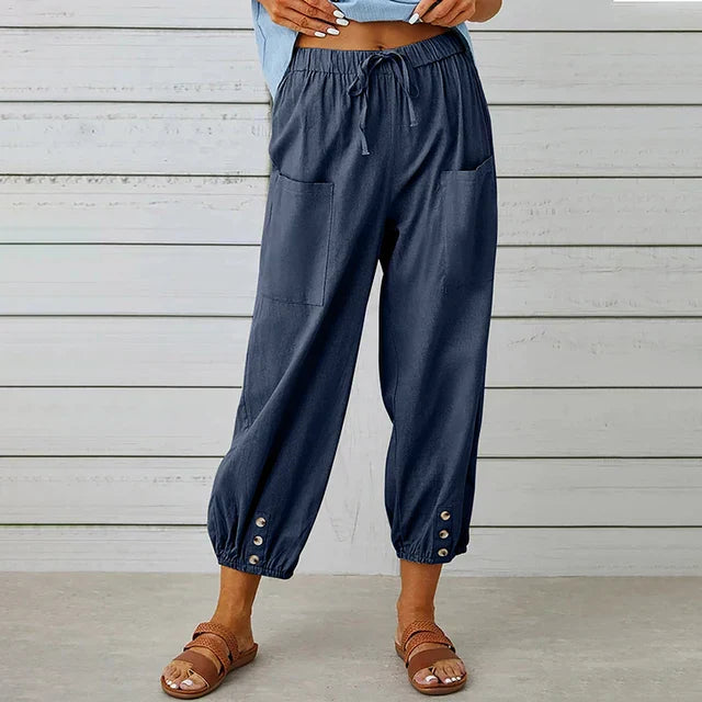Women's Polished High Waist Trousers