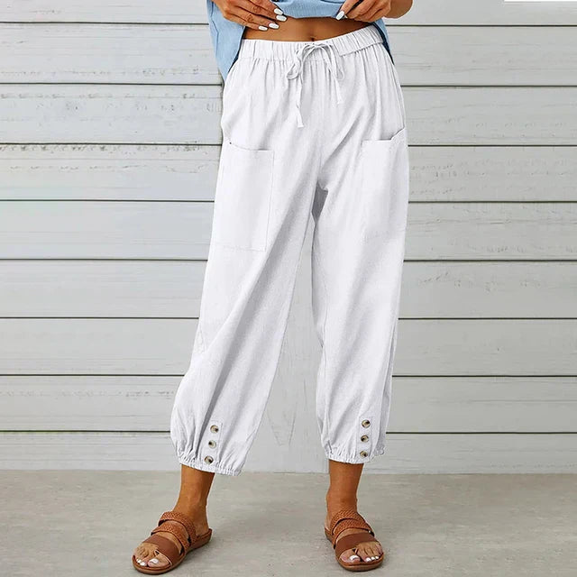 Women's Polished High Waist Trousers