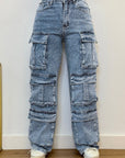 Women's Soft High Waist Wide Leg Trousers