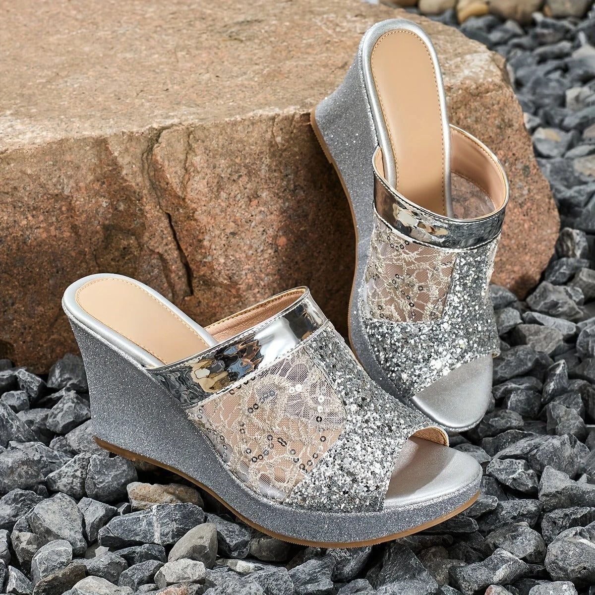 Women's Soft Slip-On Heels