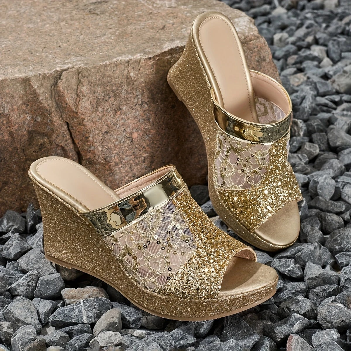 Women's Soft Slip-On Heels